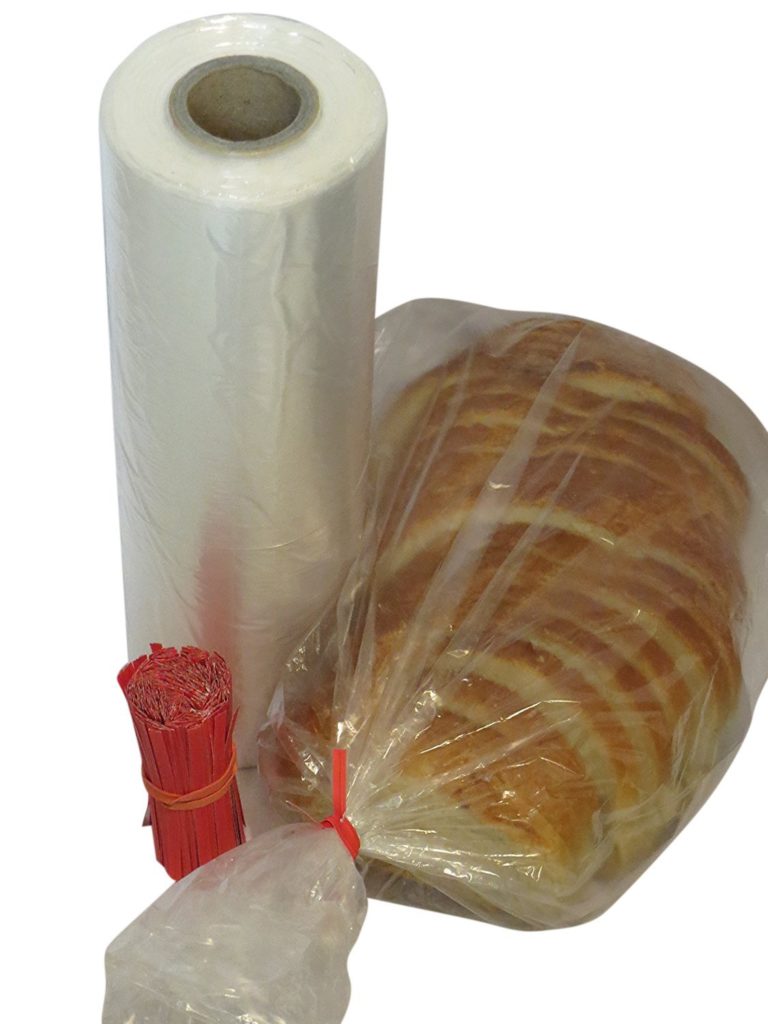 Decony Plastic bread and Grocery Clear Bag on Roll 12×20 1 Roll/cs appx